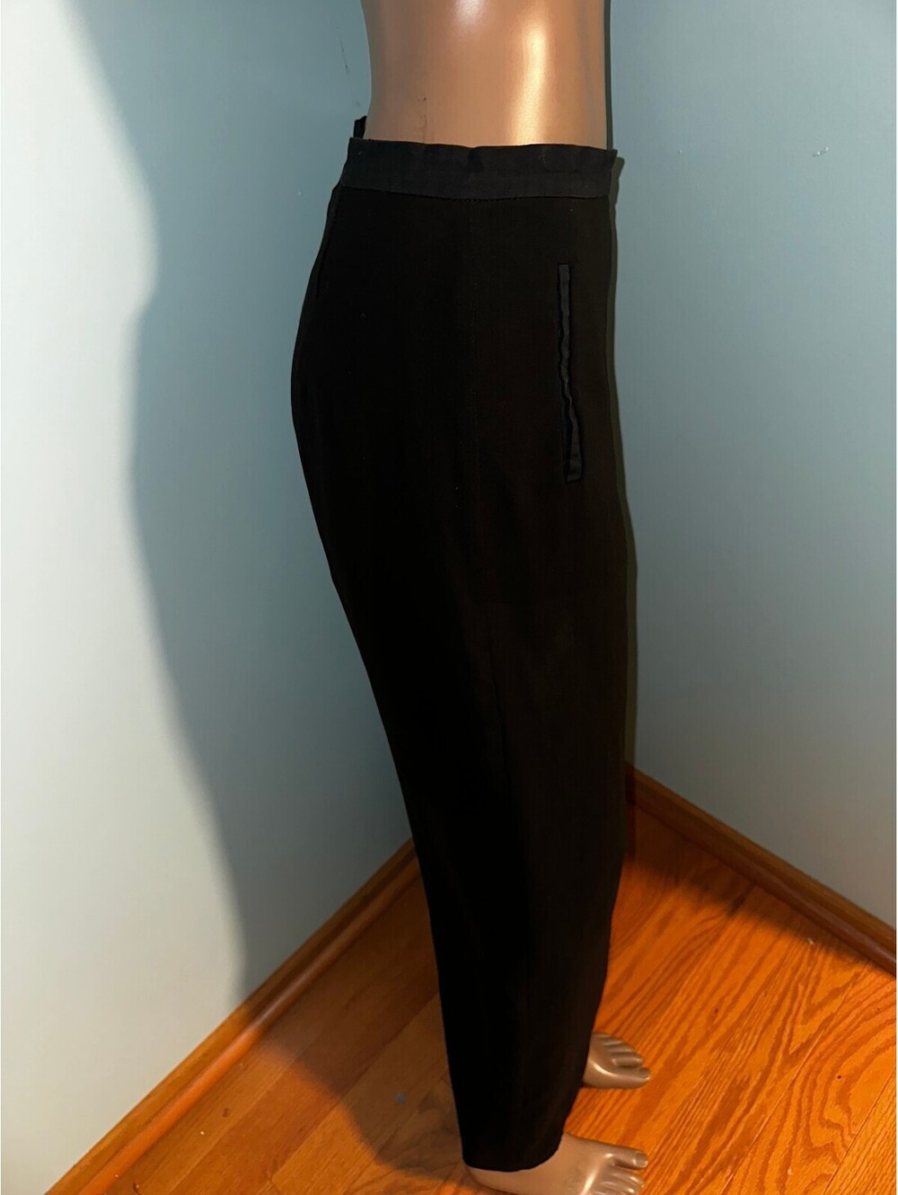 Black Sheer Maxi Skirt with Side Slit Shorts US 8/M - Picture 7 of 12